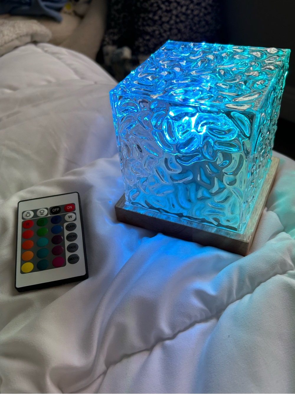 Ocean Ripple Cube Night Light